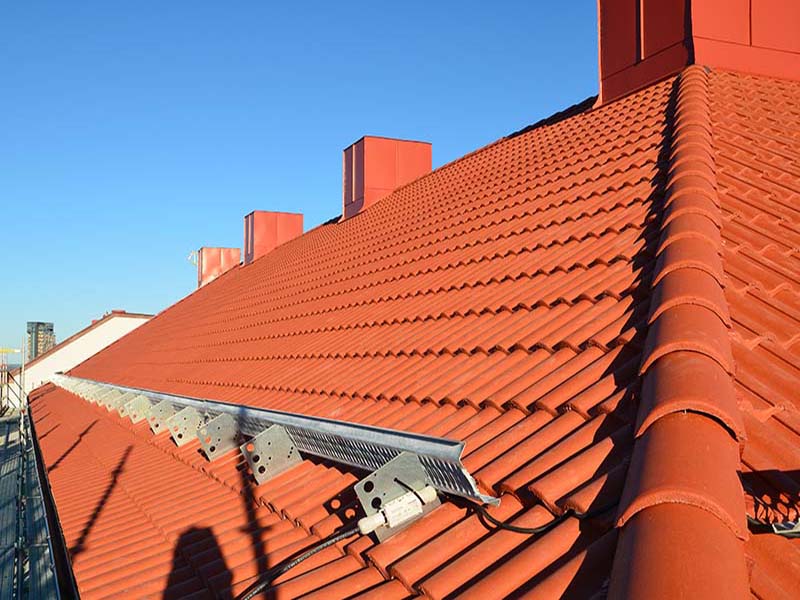 Montera Snörasskydd & installera Takbrygga